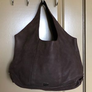 Brown leather bag